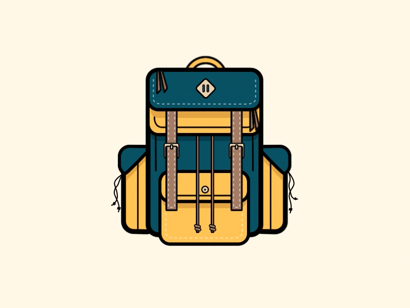 گیف خرید کوله پشتی 3