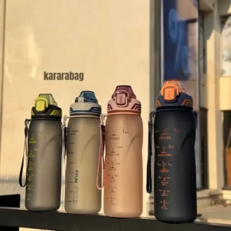 قمقمه ورزشی نی دار EYUN ظرفیت ۱ لیتر کد599